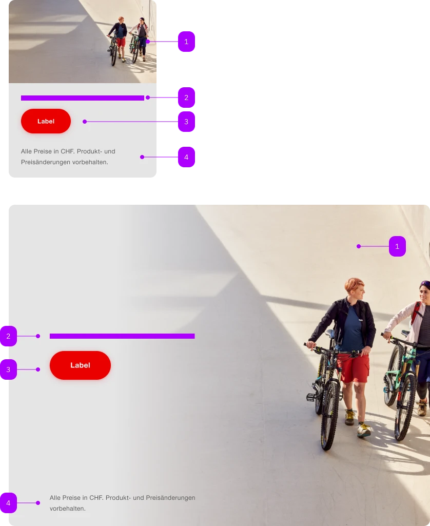 Anatomy of the component Anatomy of the component