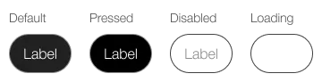 Image of the tertiary button with label