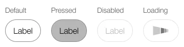 Image of the tertiary button with label