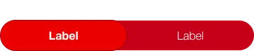 Darstellung des Segmented Buttons, rot