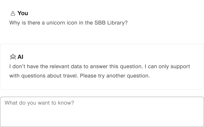 Example for limitation