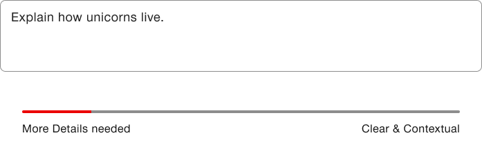 Example for the prompt quality