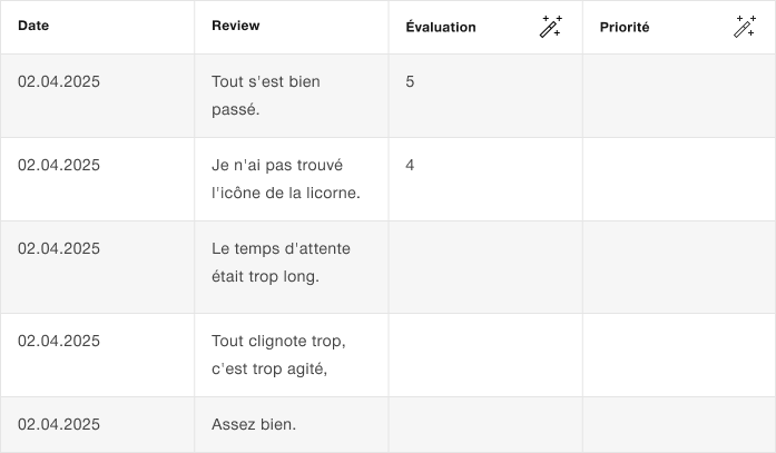 Exemple pour autofill