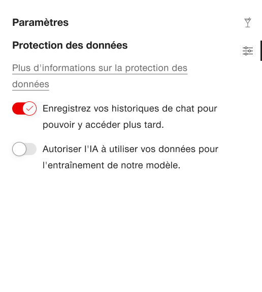 Exemple de protection des données
