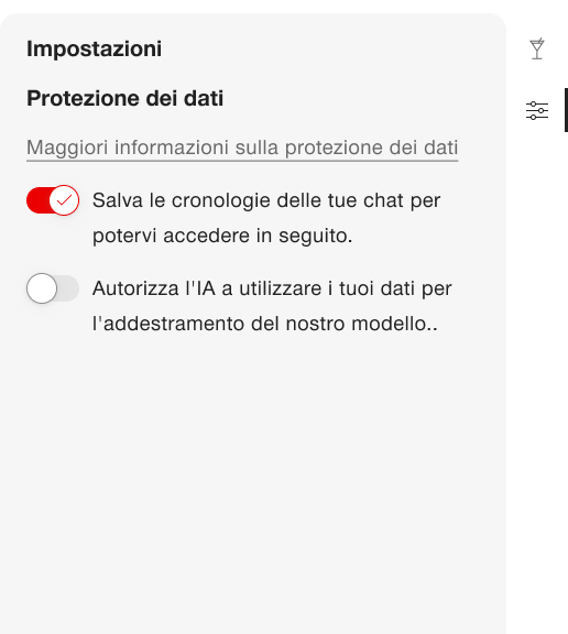 Esempio di protezione dei dati