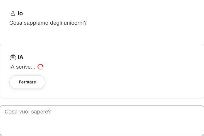 Esempio di un sistema funzionante