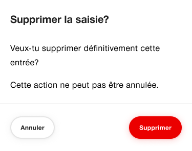 Exemple pour une notification dans une dialogue