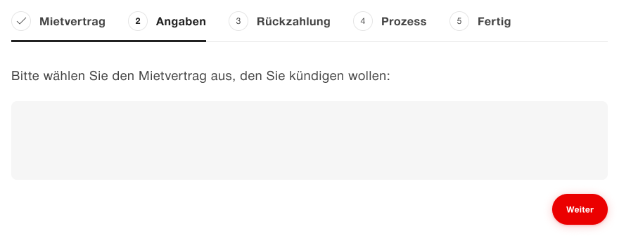 Beispiel für eine Fortschrittsanzeige